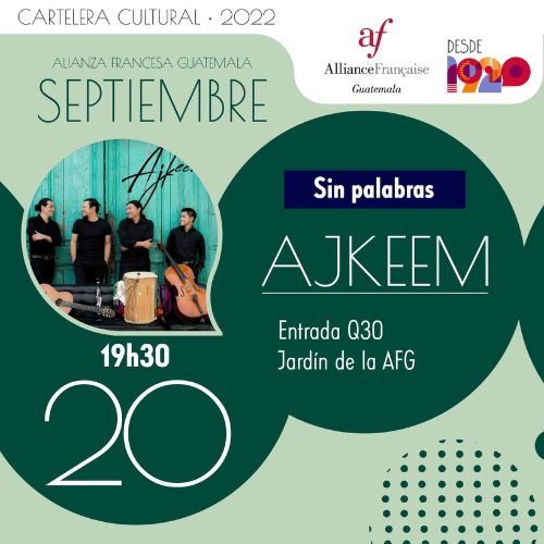 Sin Palabras, concierto de música latinoamericana 2022