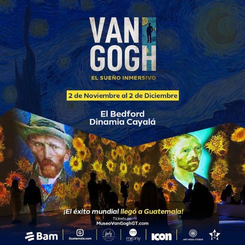 Sueño inmersivo Van Gogh en Ciudad Guatemala 2022
