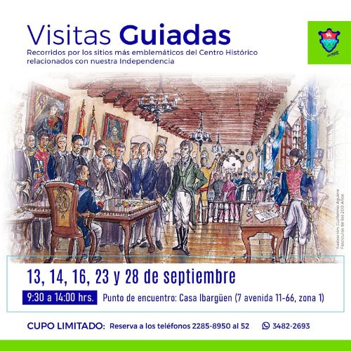 Visitas guiadas en el Centro Histórico de la Ciudad de Guatemala 2022