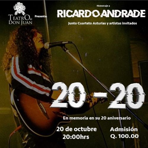 Concierto Homenaje a Ricardo Andrade en Ciudad Guatemala 2022