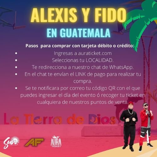 Concierto de Alexis y Fido en Izabal 2022