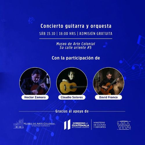 Concierto de Guitarra y Orquesta en Antigua Guatemala 2022