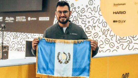 David Solano, el guatemalteco que representó a Guatemala en el Campeonato Mundial de Baristas, septiembre 2022