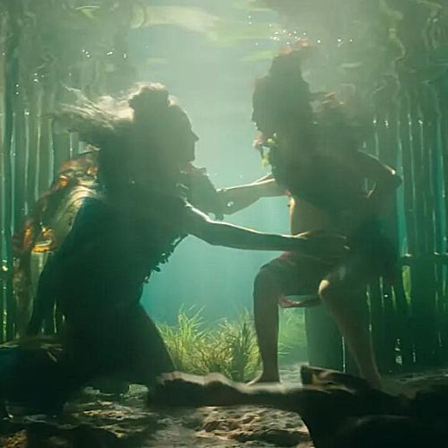 Escenar donde aparece María Mercedes Coroy en la película Wakanda Forever