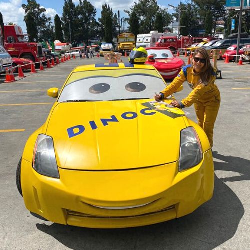 Exhibición de personajes de Cars en Eskala Roosevelt 2022