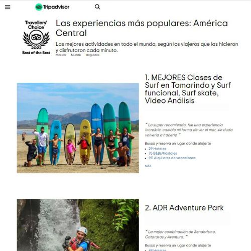 Experiencias turísticas de Guatemala se encuentran entre las 15 más populares de Centroamérica según Trip Advisor