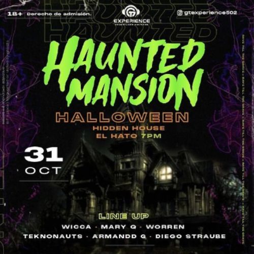 Fiesta de Halloween «Haunted Mansion» en Guatemala 2022