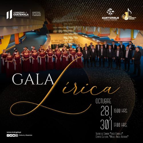 Gala Lírica del Coro Nacional de Guatemala 2022