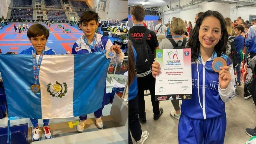 Guatemala brilló con 3 medallas en el Mundial Cadetes y Juvenil de Kickboxing 2022