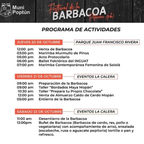 Primer Festival de la Barbacoa Petenera 2022