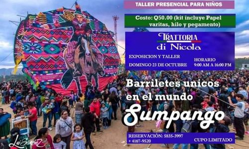 Taller de barriletes para niños en Alta Verapaz 2022