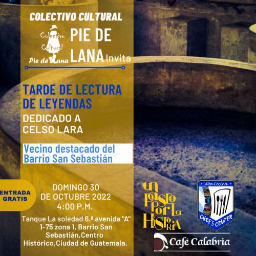 Tarde de lectura de leyendas en Ciudad de Guatemala 2022
