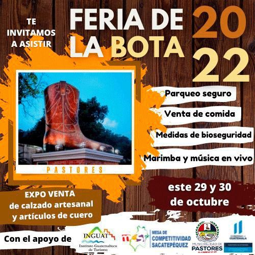 Tercera de la Feria de la Bota en Sacatepéquez 2022