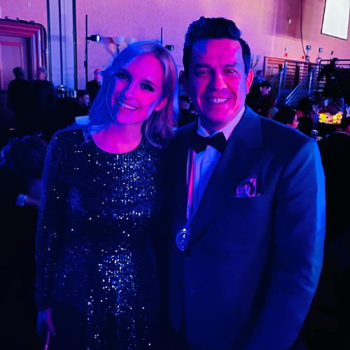 Aroddy y Athenas en la 23 gala de premiación de los Latin Grammy