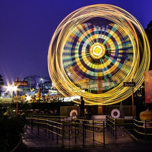 Atracciones de los Parques del Irtra en sus horarios nocturnos en Guatemala