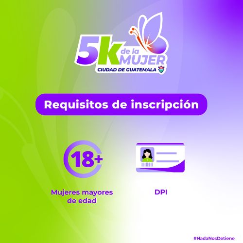 Carrera 5k de la Mujer en Ciudad de Guatemala 2022