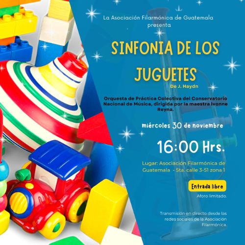 Concierto «Sinfonía de los Juguetes» en Ciudad Guatemala 2022