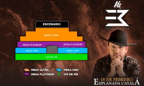 Concierto de Eden Muñoz en Ciudad de Guatemala 2023