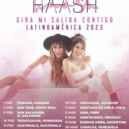 Concierto de HaAsh en Guatemala 2023