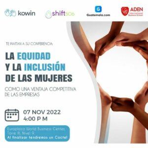 Conferencia presencial La Equidad y la Inclusión de las Mujeres