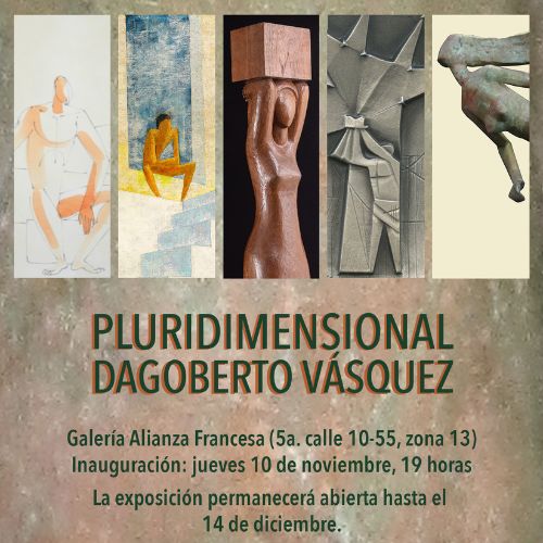 Exposición de arte de Dagoberto Vásquez en Guatemala 2022