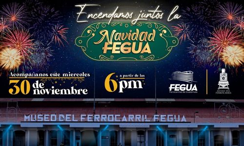Inauguración de la temporada navideña en el Museo del Ferrocarril 2022
