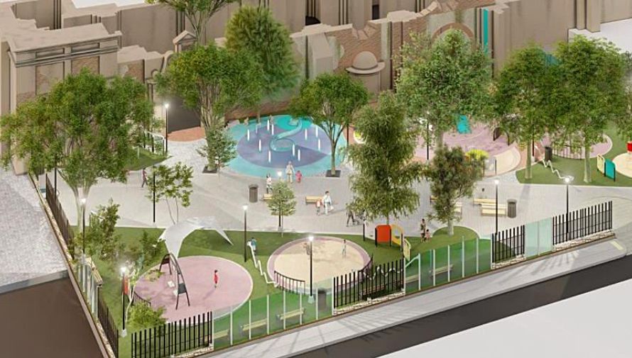 Inicia la remodelación del Parque Infantil San Sebastián en Antigua