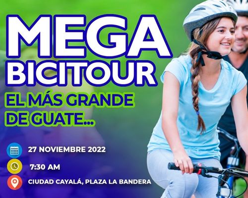 Megabicitour en Ciudad de Guatemala 2022