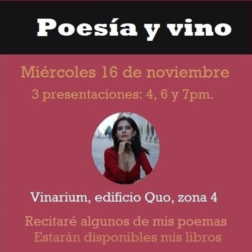 Recital de poemas de la autora Brenda Monzón en Guatemala 2022