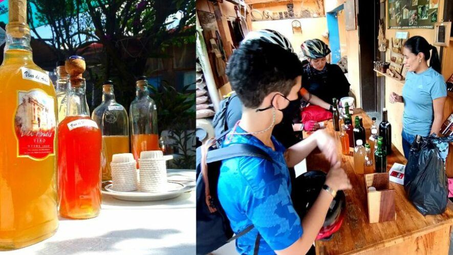 Tour de Macadamias y vinos artesanales en bicicleta por Antigua