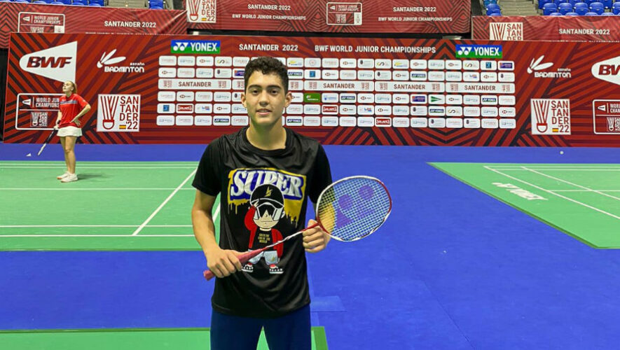 Yeison del Cid fue invitado a entrenar al Centro de Excelencia de Bádminton COE en Dinamarca