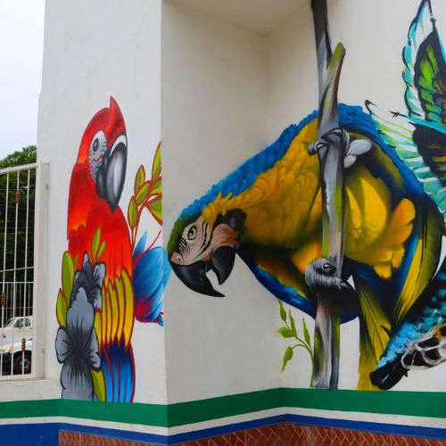 25 artistas guatemaltecos participaron en la creación de murales en Chiquimula