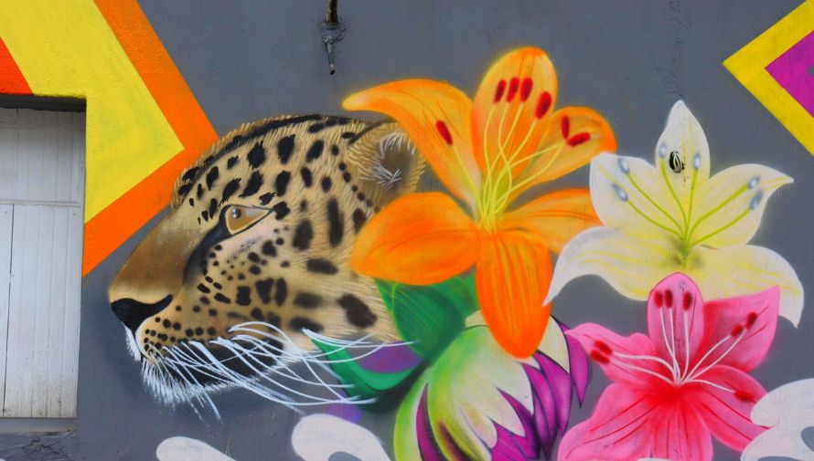 Artistas guatemaltecos participaron en la creación de murales en Chiquimula