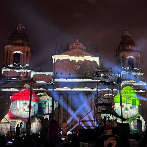 Así se vivió la primer noche del Mapping en la Catedral Metropolitana de Guatemala
