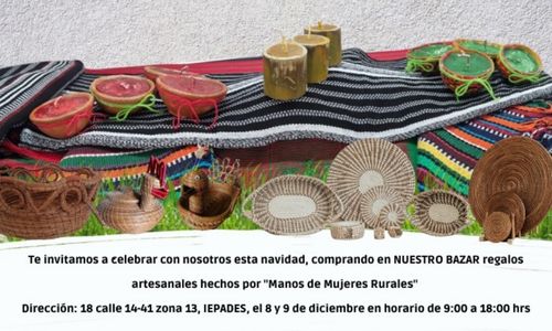 Bazar de regalos artesanales en Ciudad de Guatemala 2022