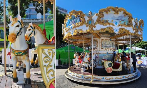 Carrusel en Festival Navideño Paseo La Sexta