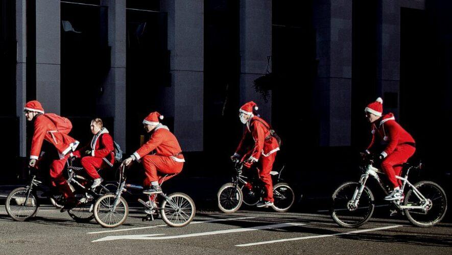 Colazo en bicicleta navide&ntilde;o en Ciudad Guatemala | Diciembre 2022