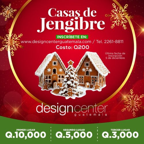 Exposición de casas de jengibre en Ciudad Guatemala 2022