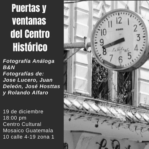 Exposición fotográfica de puertas y ventanas del Centro Histórico