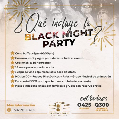 Fiesta de fin de año en Grand Caporal Hotel 2022