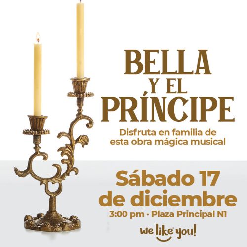 Musical «Bella y el Príncipe» en Ciudad de Guatemala 2022