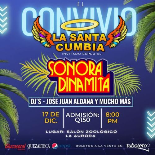 Presentación de la Sonora Dinamita en Ciudad Guatemala 2022