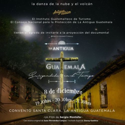 Proyección del documental «La Antigua Guatemala suspendida en el tiempo» 2022