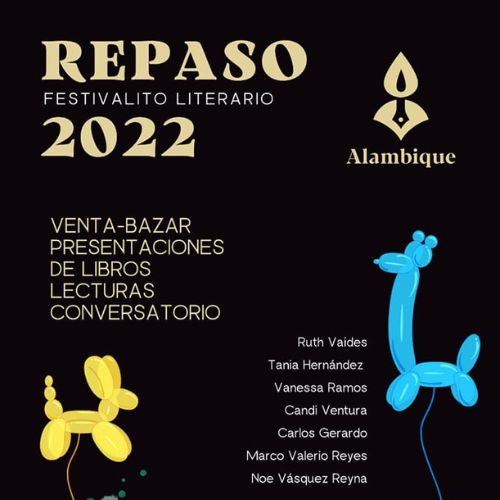 REPASO 2022, Festivalito literario en Ciudad de Guatemala 2022
