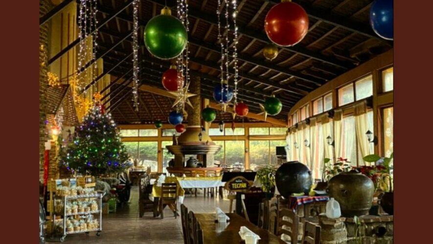 Restaurantes ambientados en la época navideña en Guatemala