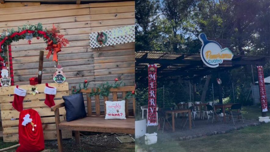 Restaurantes ambientados en la época navideña en Guatemala