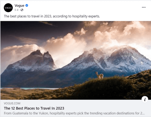 Revista Vogue lista de lugares para viajar en 2022