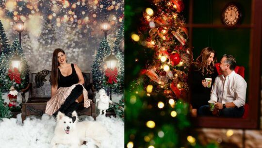 Sets navideños en la Ciudad de Guatemala, diciembre 2022