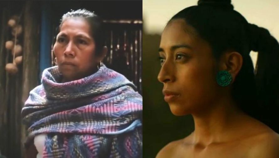 actuación de María Mercedes Coroy y María Telón en Black Panther Wakanda Forever