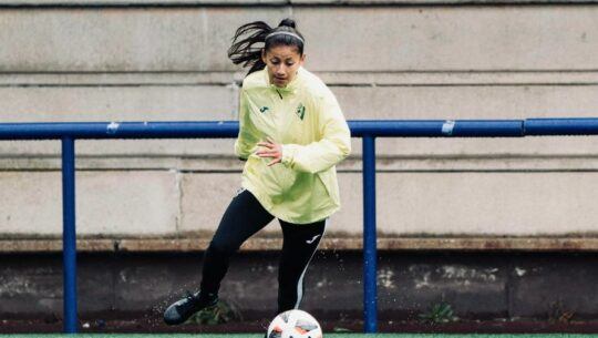 Andrea Álvarez anotó gol en el partido SD Eibar vs. DUX Logroño